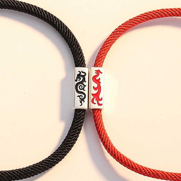 Luxury Bulgr top jewelry accessories designer woman Dragon and Phoenix Chengxiang Couple Bracelet Male Pair Engraved Handwoven Telescopic Black and Red Handrope
Luxury Bulgr top jewelry accessories designer woman Dragon and Phoenix Chengxiang Couple Bracelet Male Pair Engraved Handwoven Telescopic Black and Red Handrope