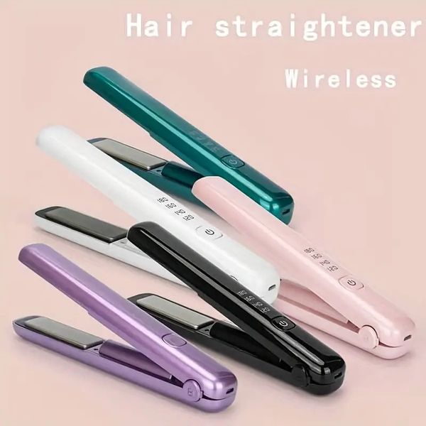 wireless mini clip board: usb charging curling rod roll straight dual-purpose hair straightener, Black
wireless mini clip board: usb charging curling rod roll straight dual-purpose hair straightener, Black