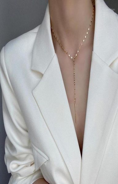 chokers arrive y design pure gold sliver necklace sweater pendant necklaces for women party jewelry whole 20215931011, Golden;silver
chokers arrive y design pure gold sliver necklace sweater pendant necklaces for women party jewelry whole 20215931011, Golden;silver