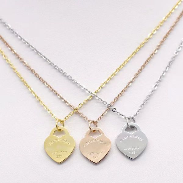 silver necklace chain heart necklaces jewelry pendants designers accessories designer women gold rose titanium steel charm pendant
silver necklace chain heart necklaces jewelry pendants designers accessories designer women gold rose titanium steel charm pendant