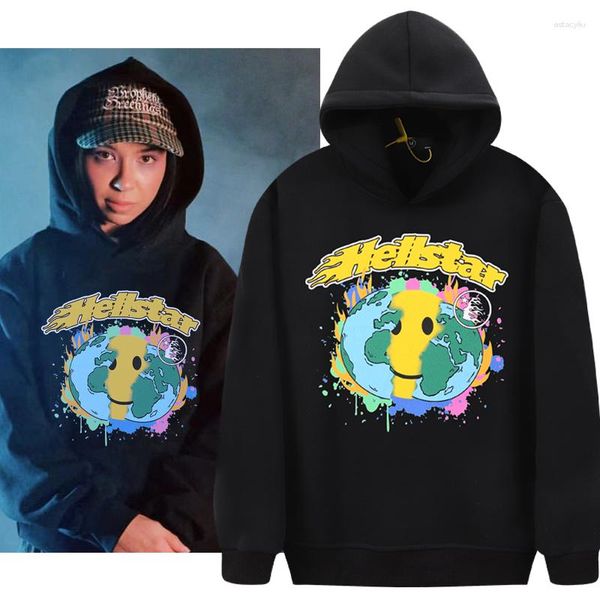 Men's Hoodies American High Street Fashion Brand Hellstar Brushed Print Super Fire Loose And Women's Hooded Pullover
Men's Hoodies American High Street Fashion Brand Hellstar Brushed Print Super Fire Loose And Women's Hooded Pullover