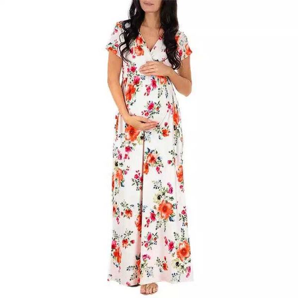 women's clothes pregnancy dresses short sleeve evening maternity long dress pgraphy summer pregnant clothing, White
women's clothes pregnancy dresses short sleeve evening maternity long dress pgraphy summer pregnant clothing, White