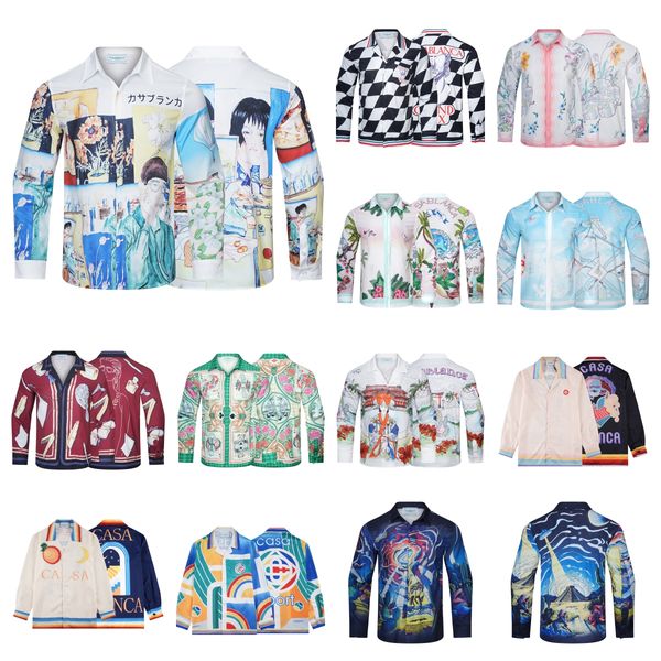 2023 casablanca shirt designer shirt long sleeve men's casual shirt loose silk shirt short sleeve luxury t-shirt men's casablanca, White;black
2023 casablanca shirt designer shirt long sleeve men's casual shirt loose silk shirt short sleeve luxury t-shirt men's casablanca, White;black