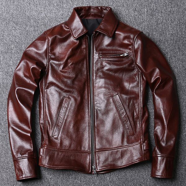 men's jackets leather jacket 100 sheepskin soft thin slim fit ginger yellow men man skin coat autumn male clothing m358 230814, Black;brown
men's jackets leather jacket 100 sheepskin soft thin slim fit ginger yellow men man skin coat autumn male clothing m358 230814, Black;brown