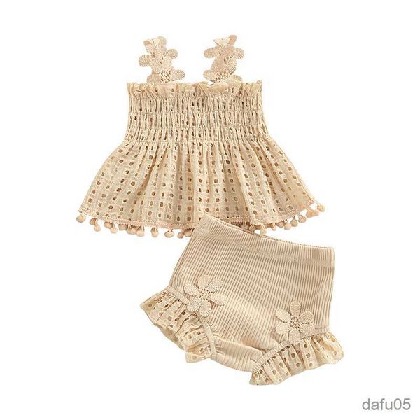 clothing sets baby girls summer clothing sets flower strap sleeveless hollow out tassel ruffles +ribbed knitted shorts casual outfits r23081, White
clothing sets baby girls summer clothing sets flower strap sleeveless hollow out tassel ruffles +ribbed knitted shorts casual outfits r23081, White