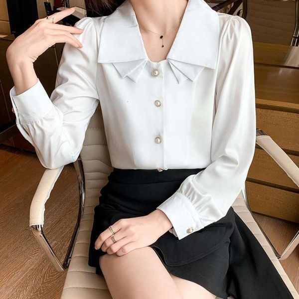 white blouse womens autumn design sense small shirt commuter loose long sleeved chiffon top
white blouse womens autumn design sense small shirt commuter loose long sleeved chiffon top