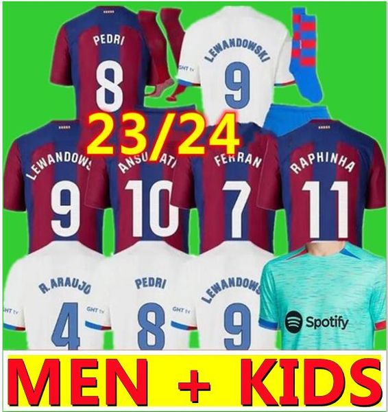 23 24 lewandowski ansu fati soccer jerseys pedri barcelonas ferran football shirt o. dembele r. araujo christensen dest 2023 2024 camiseta t, Black;yellow
23 24 lewandowski ansu fati soccer jerseys pedri barcelonas ferran football shirt o. dembele r. araujo christensen dest 2023 2024 camiseta t, Black;yellow