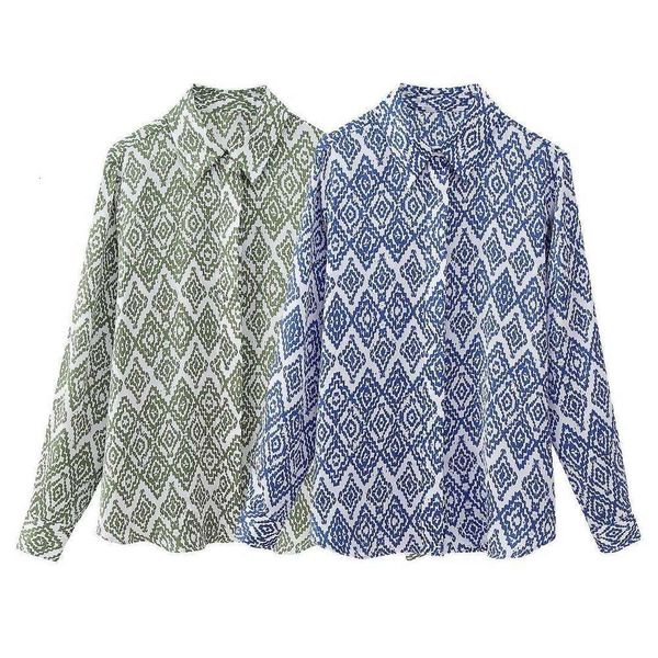 womens style design shirt summer long sleeved printed silk satin texture loose, White
womens style design shirt summer long sleeved printed silk satin texture loose, White