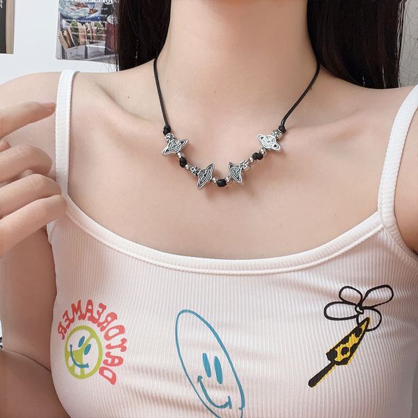 designer necklaces van women's pendant necklaces saturn pendant fashion niche designs premium collarbone necklaces are available., Silver
designer necklaces van women's pendant necklaces saturn pendant fashion niche designs premium collarbone necklaces are available., Silver