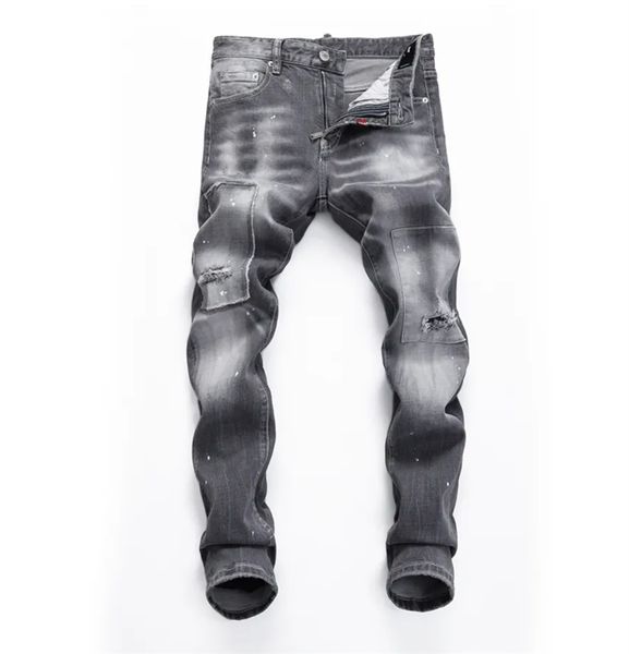 classic printed embroidery designer mens jeans motorcycle hole luxury denim men's fashion street wear men designer pants 08, Blue
classic printed embroidery designer mens jeans motorcycle hole luxury denim men's fashion street wear men designer pants 08, Blue