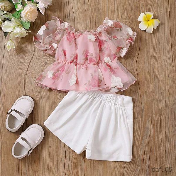 clothing sets baby kids girls pants suit casual street party short sleeve boat neck floral shirt short pants suit children's clothing s, White
clothing sets baby kids girls pants suit casual street party short sleeve boat neck floral shirt short pants suit children's clothing s, White