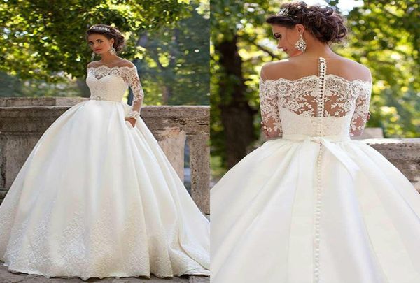 exquisite illusion milla nova sheer jewel long sleeve wedding dresses satin 2018 ball for western style a line bridal gown church 4130627, White
exquisite illusion milla nova sheer jewel long sleeve wedding dresses satin 2018 ball for western style a line bridal gown church 4130627, White