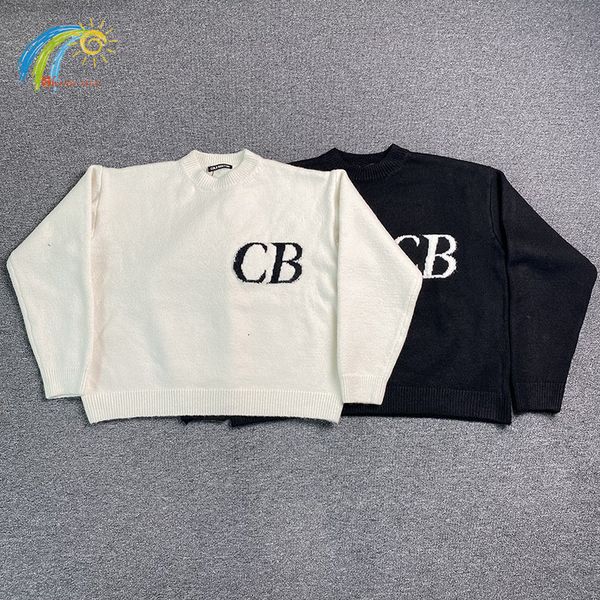 men's sweaters quality autumn winter cole buxton sweater men women casual cb jacquard knit sweatshirts vintage with tags 230814, White;black
men's sweaters quality autumn winter cole buxton sweater men women casual cb jacquard knit sweatshirts vintage with tags 230814, White;black