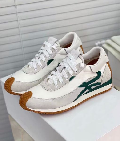 2023f/w brand men flow runner sneaker shoes nylon suede & calfskin leather lace-up trainers party wedding rubber sole skateboard walking eu3, Black
2023f/w brand men flow runner sneaker shoes nylon suede & calfskin leather lace-up trainers party wedding rubber sole skateboard walking eu3, Black