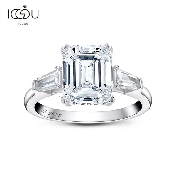wedding rings iogou emerald cut ring for women 3-stones engagement wedding ring 925 sterling silver diamond promise ring luxury jewelry gift, Slivery;golden
wedding rings iogou emerald cut ring for women 3-stones engagement wedding ring 925 sterling silver diamond promise ring luxury jewelry gift, Slivery;golden
