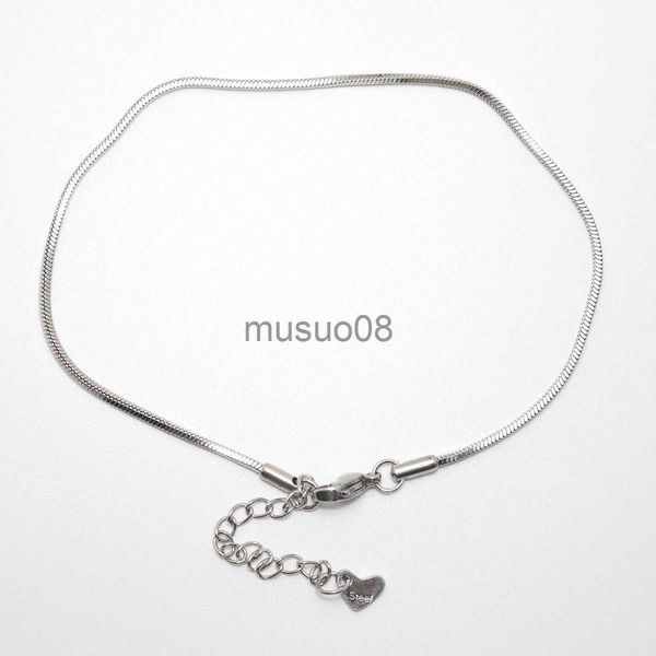 anklets 1 piece snake chain anklet 304 stainless steel silver color foot anklet brelets for foot chain beh women jewelry 23cm long j230815, Red;blue
anklets 1 piece snake chain anklet 304 stainless steel silver color foot anklet brelets for foot chain beh women jewelry 23cm long j230815, Red;blue