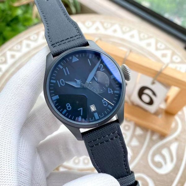 2023 men's casual business 46mm automatic mechanical watch leather strap multifunctional chronograph wristwatch, Slivery;brown
2023 men's casual business 46mm automatic mechanical watch leather strap multifunctional chronograph wristwatch, Slivery;brown