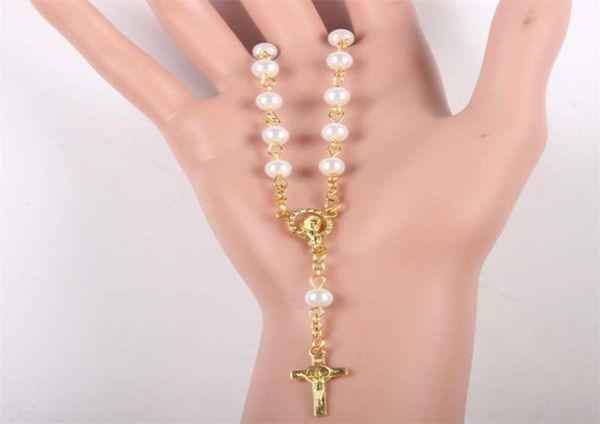 religious vintage prayer women christian bead chain glass pearl catholic rosary bracelet gold color 2110147043327, Black
religious vintage prayer women christian bead chain glass pearl catholic rosary bracelet gold color 2110147043327, Black