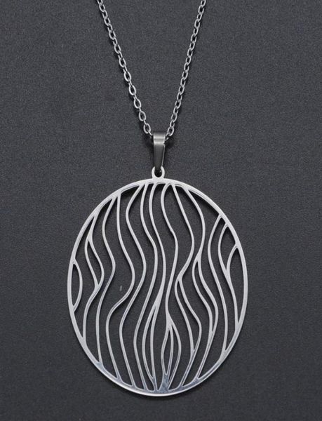 pendant necklaces geometric stainless steel water wave necklace for women accept oem order fashion jewelry dainty2762291, Silver
pendant necklaces geometric stainless steel water wave necklace for women accept oem order fashion jewelry dainty2762291, Silver