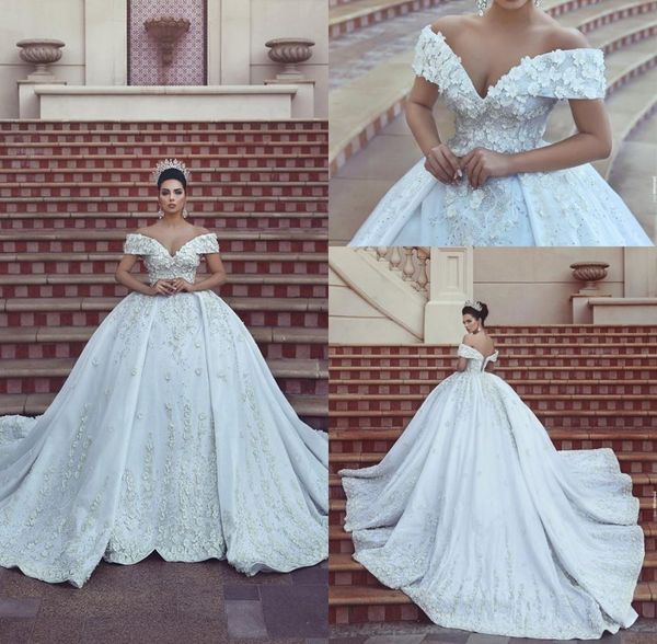 luxury new arrival said mhamad off shoulder plus size ball gown wedding dresses handmade flowers applique bridal gown wedding dres3827876, White
luxury new arrival said mhamad off shoulder plus size ball gown wedding dresses handmade flowers applique bridal gown wedding dres3827876, White
