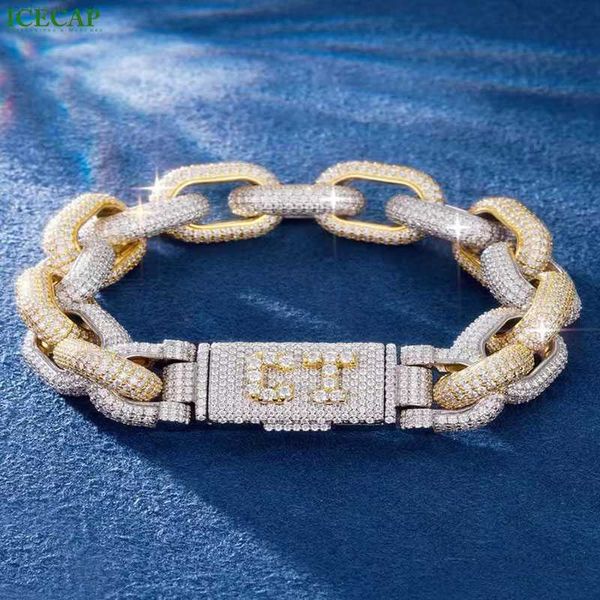 20mm fashion jewelry custom 925 silver hip hop cuban bracelet plating ice out vvs moissanite diamond bracelet
20mm fashion jewelry custom 925 silver hip hop cuban bracelet plating ice out vvs moissanite diamond bracelet