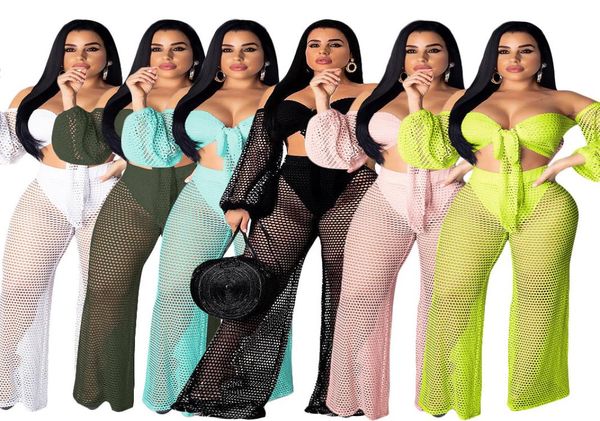 hollow out see through two piece pants lantern sleeve bow bandage crop and straight wide leg pant3744918, White
hollow out see through two piece pants lantern sleeve bow bandage crop and straight wide leg pant3744918, White