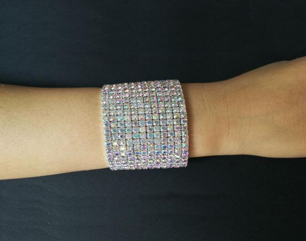 12 rows stretch bracelet wedding bridal party jewelry crystal rhinestone stretch bangle bracelet multi row wedding accessories for6737765, Golden;silver
12 rows stretch bracelet wedding bridal party jewelry crystal rhinestone stretch bangle bracelet multi row wedding accessories for6737765, Golden;silver