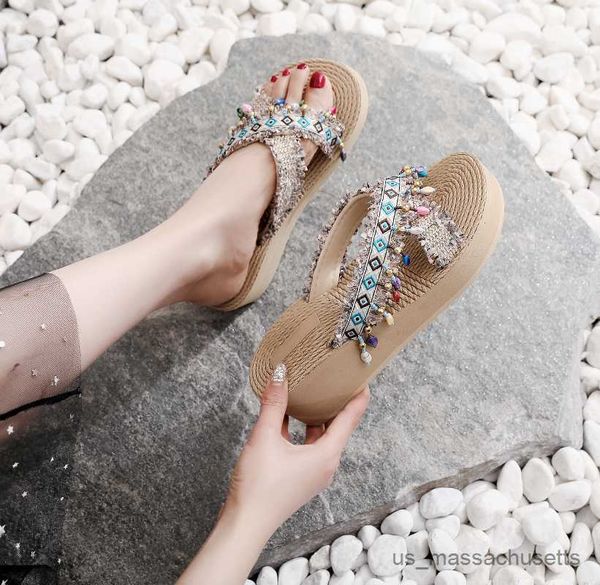 slipper flower slippers fashion thick sole outerwear sandals women' summer outgoing beach shoes r230815, Black;grey
slipper flower slippers fashion thick sole outerwear sandals women' summer outgoing beach shoes r230815, Black;grey