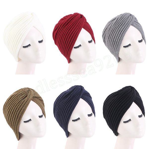 winter women muslim crochet knitted turban twist cross knotted bandana headband foldable bonnet hat headscarf hair accessories, Blue;gray
winter women muslim crochet knitted turban twist cross knotted bandana headband foldable bonnet hat headscarf hair accessories, Blue;gray