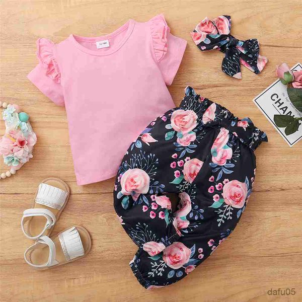 clothing sets 1-5years kids baby girl clothes set pink short sleeve flowers pant headband toddler girl summer fashion 3pcs outfit r230815, White
clothing sets 1-5years kids baby girl clothes set pink short sleeve flowers pant headband toddler girl summer fashion 3pcs outfit r230815, White