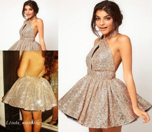 short gold prom dress beautiful halter neckline women wear special occasion dress evening party gown2407005, Black
short gold prom dress beautiful halter neckline women wear special occasion dress evening party gown2407005, Black