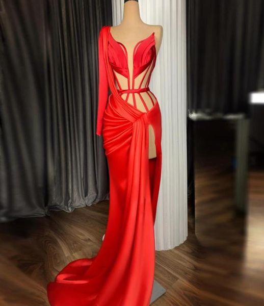 red illusion high side split long prom dresses one shoulder satin red carpet prom gowns formal dress evening gowns abendkleid3519880, Black
red illusion high side split long prom dresses one shoulder satin red carpet prom gowns formal dress evening gowns abendkleid3519880, Black