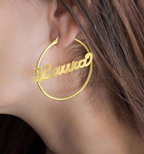 3070 mm big hoop earrings for women personalized name custom jewelry stainless steel rose gold earings fashion5567090, Golden;silver
3070 mm big hoop earrings for women personalized name custom jewelry stainless steel rose gold earings fashion5567090, Golden;silver