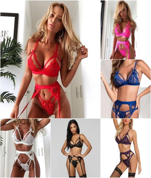 set womens bran and brief casual dresses panties exotic sets 3pcs lingerie women underwear babydoll sleepwear lace gstring r1782653, Black;white
set womens bran and brief casual dresses panties exotic sets 3pcs lingerie women underwear babydoll sleepwear lace gstring r1782653, Black;white