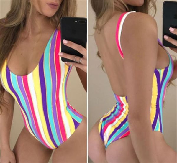 summer rainbow onepiece suits women swimwear bandage unpadded bikini striped bra bathing suit swimsuit7816317
summer rainbow onepiece suits women swimwear bandage unpadded bikini striped bra bathing suit swimsuit7816317