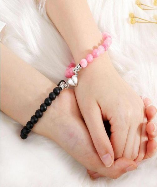 2pcsset magnetic distance bead strands bracelet couple minimalist heart lovers matching friendship bracelets for women2531657, Black
2pcsset magnetic distance bead strands bracelet couple minimalist heart lovers matching friendship bracelets for women2531657, Black