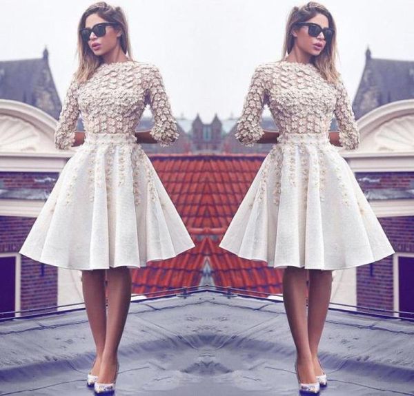 arabic long sleeves a line cocktail dresses 3d floral knee length formal party short evening prom gowns ba69057818098, Black
arabic long sleeves a line cocktail dresses 3d floral knee length formal party short evening prom gowns ba69057818098, Black