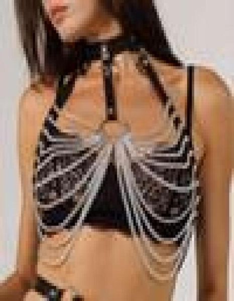 goth leather body harness chain brassiere chest waist belt witch gothic punk fashion metal girl festival jewelry accessor6439597, Silver
goth leather body harness chain brassiere chest waist belt witch gothic punk fashion metal girl festival jewelry accessor6439597, Silver