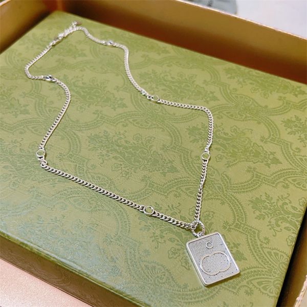 retro pendant necklaces double letter g logo chains luxury designer men women couple jewelry ggity gold necklace 89, Silver
retro pendant necklaces double letter g logo chains luxury designer men women couple jewelry ggity gold necklace 89, Silver
