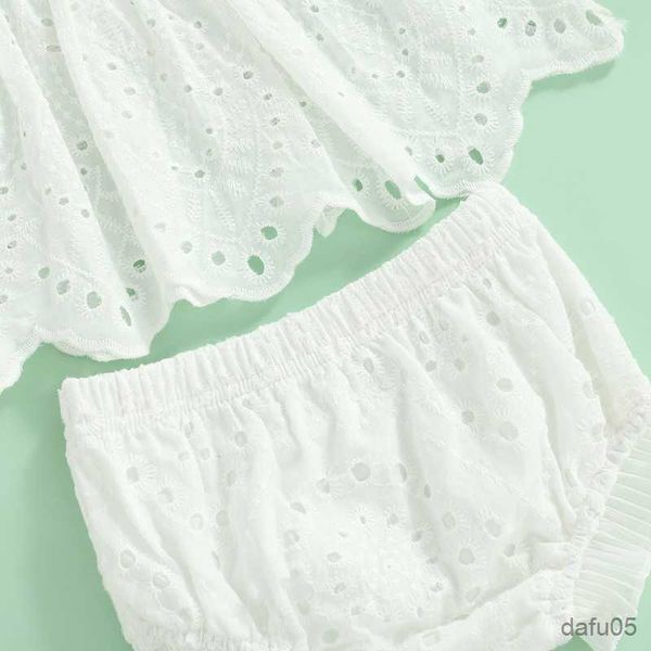clothing sets baby girls summer outfit solid color cutout fly sleeve and stretch casual ruffled shorts set r230815, White
clothing sets baby girls summer outfit solid color cutout fly sleeve and stretch casual ruffled shorts set r230815, White