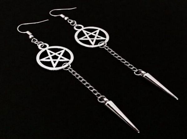 supernatural pentagram earrings jewelry gothic witchcraft tassel rivet dropdangle earrings for women vintage silver valentine038112110, Golden
supernatural pentagram earrings jewelry gothic witchcraft tassel rivet dropdangle earrings for women vintage silver valentine038112110, Golden