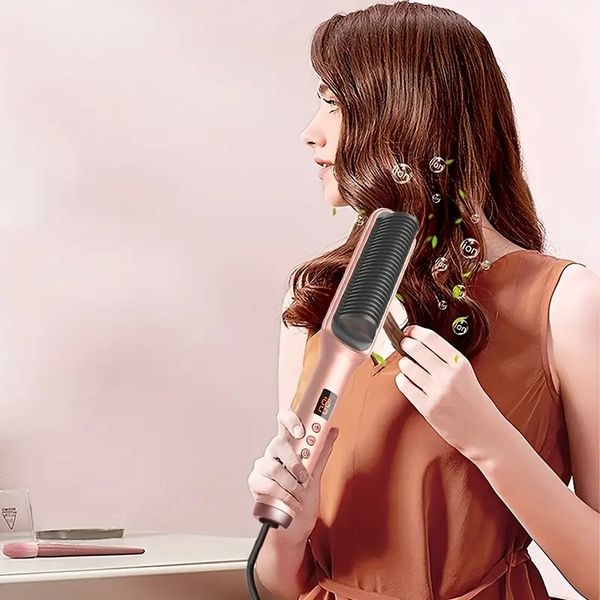 1pc revolutionize your hair styling with this professional hair straightener flat iron - lcd display, 248°f-392°f, 60 minute timed shutdown, Black
1pc revolutionize your hair styling with this professional hair straightener flat iron - lcd display, 248°f-392°f, 60 minute timed shutdown, Black