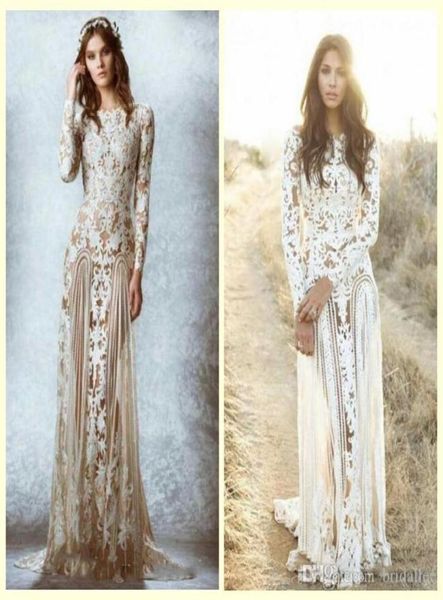 zuhair murad lace vintage wedding dresses custom made long sleeves court train beach country bridal gowns crew aline stunning lac5161969, White
zuhair murad lace vintage wedding dresses custom made long sleeves court train beach country bridal gowns crew aline stunning lac5161969, White
