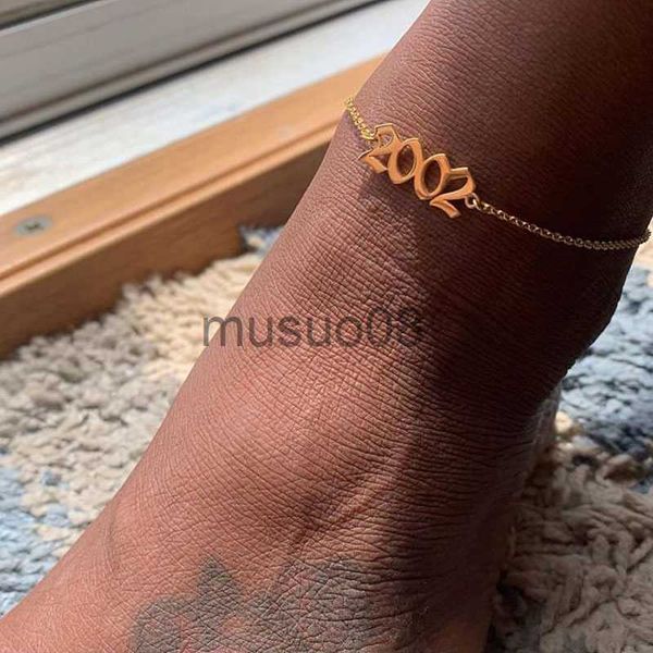 anklets women's fashion 1990-2019 birth year ankle leg brelet jewelry stainless steel rose custom number anklet friend gifts j230815, Red;blue
anklets women's fashion 1990-2019 birth year ankle leg brelet jewelry stainless steel rose custom number anklet friend gifts j230815, Red;blue