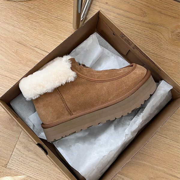 new neumel funkette zip boots lady girl women's sz 4 5 6 8 9 chestnut suede sheepskin booties shearling fur wool lined winter boot cu, Black
new neumel funkette zip boots lady girl women's sz 4 5 6 8 9 chestnut suede sheepskin booties shearling fur wool lined winter boot cu, Black