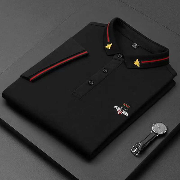 22ssmen's knitted polo shirt autumn lapel short sleeve sweater stripe contrast color tide brand large size sweater half sleeve handsome, White;black
22ssmen's knitted polo shirt autumn lapel short sleeve sweater stripe contrast color tide brand large size sweater half sleeve handsome, White;black