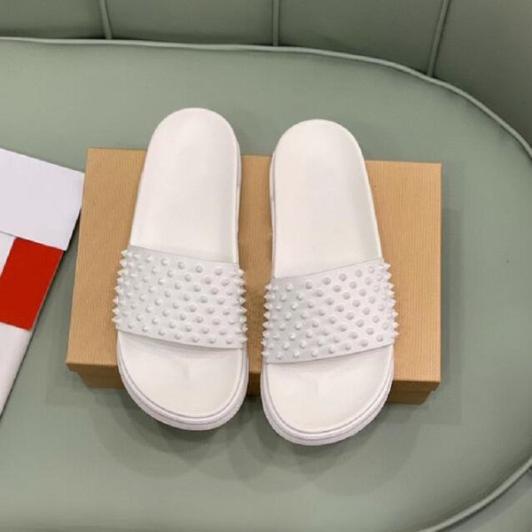 summer rivets thick bottom men shoes slip on peep toe flat beach slippers black white casual platform slides male shoes 1a33
summer rivets thick bottom men shoes slip on peep toe flat beach slippers black white casual platform slides male shoes 1a33