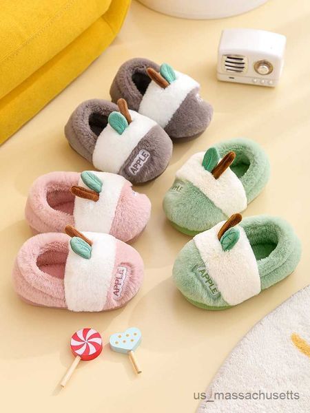 slipper winter slippers kids girl flip flop boys slides cotton indoor shoes warm fluffy house children slipper r230815, Black;grey
slipper winter slippers kids girl flip flop boys slides cotton indoor shoes warm fluffy house children slipper r230815, Black;grey