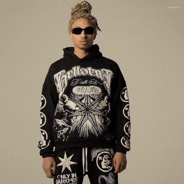 men's hoodies vintage hellstar studios victory hoodie men women quality washed oversize pullovers, Black
men's hoodies vintage hellstar studios victory hoodie men women quality washed oversize pullovers, Black