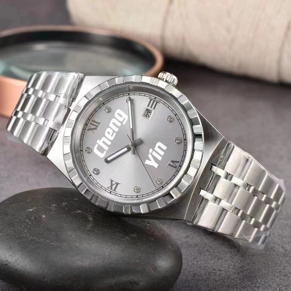 2022 new men's business casual 42mm automatic mechanical movement stainless steel watch case strap montre de luxe wristwatch, Slivery;brown
2022 new men's business casual 42mm automatic mechanical movement stainless steel watch case strap montre de luxe wristwatch, Slivery;brown